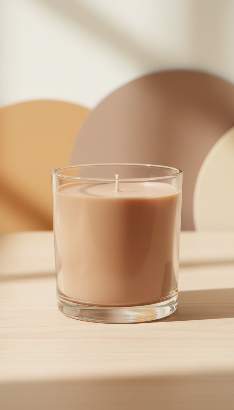 Cocoa Embrace soy candle classic glass