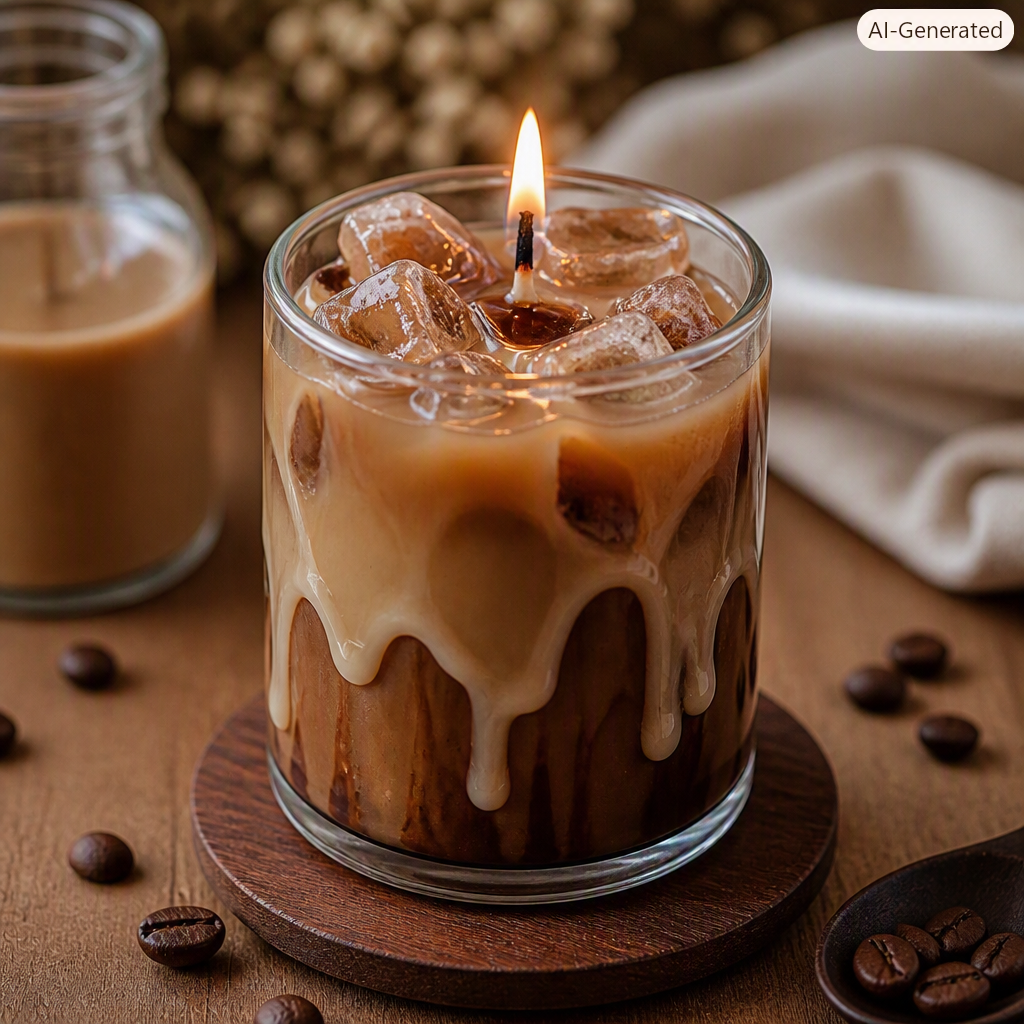 Iced Coffee Candle — Sweet Café Soy Candle