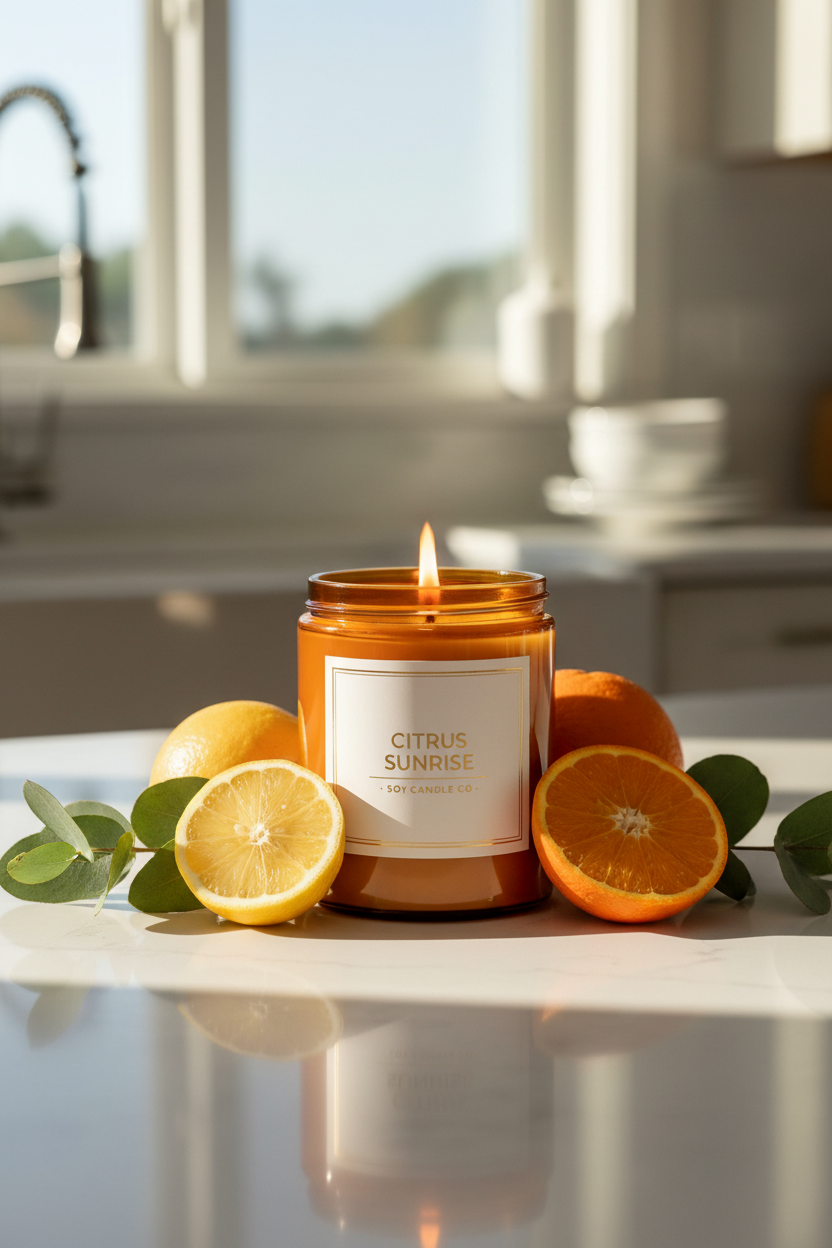 Citrus Sunrise Kitchen