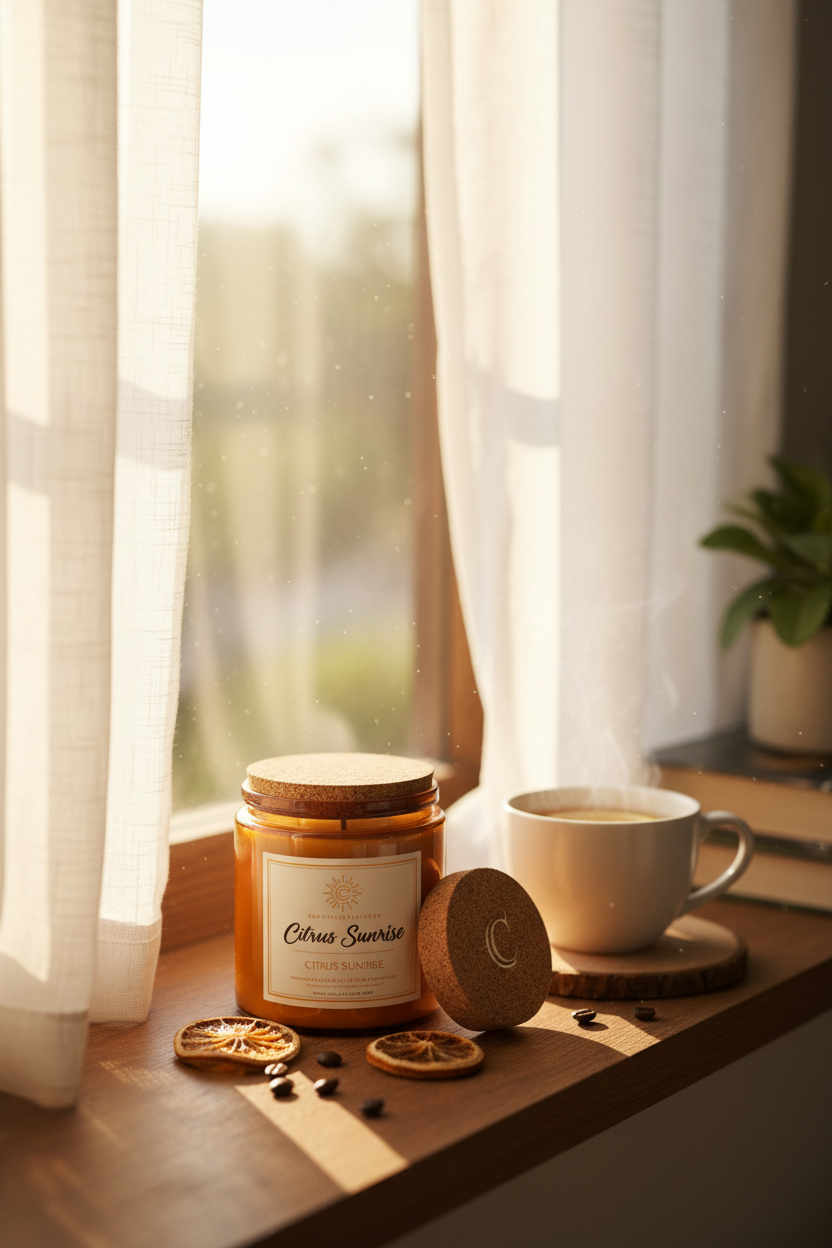 Citrus Sunrise Windowsill