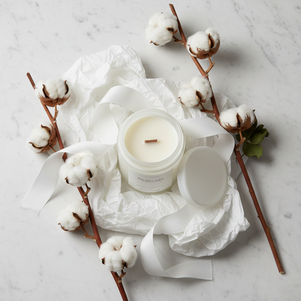 Fresh Linen Gift Flat-lay