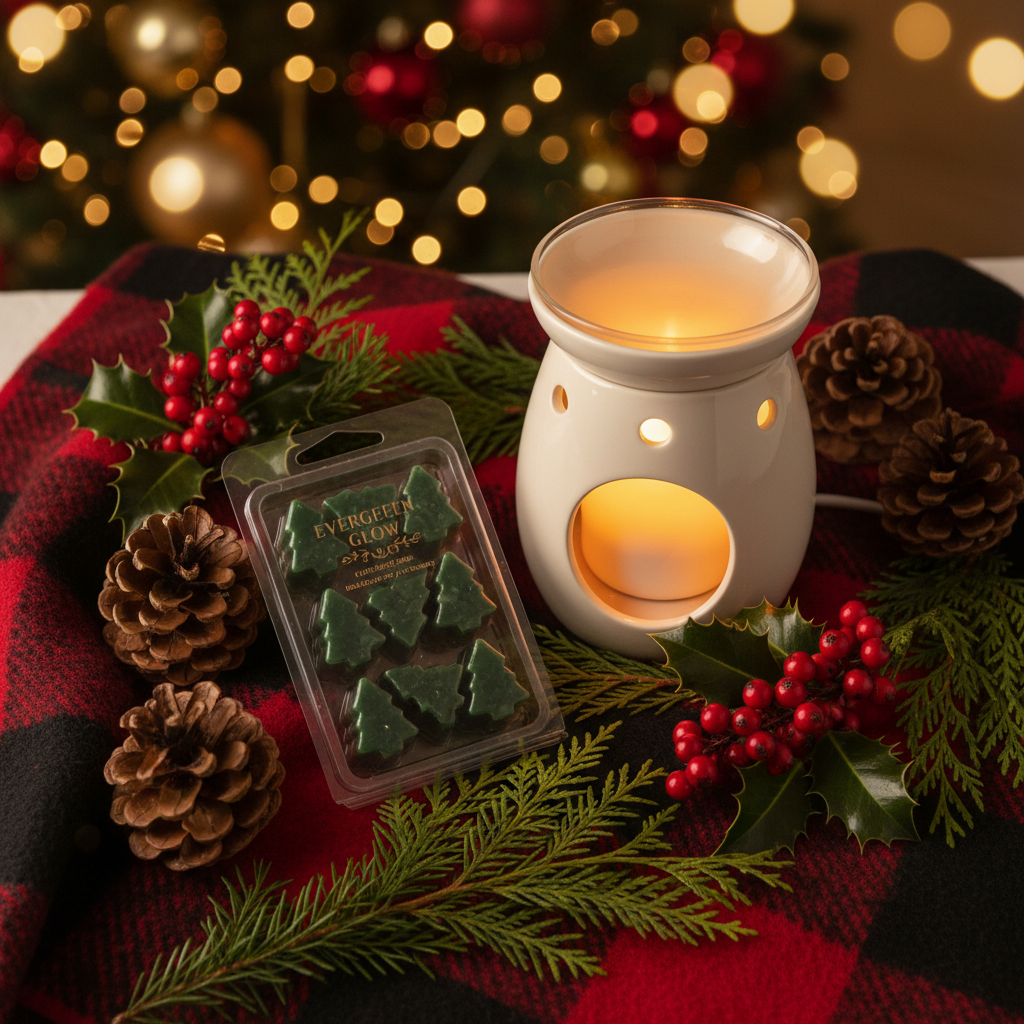 Holiday Pine Wax Melt Lifestyle
