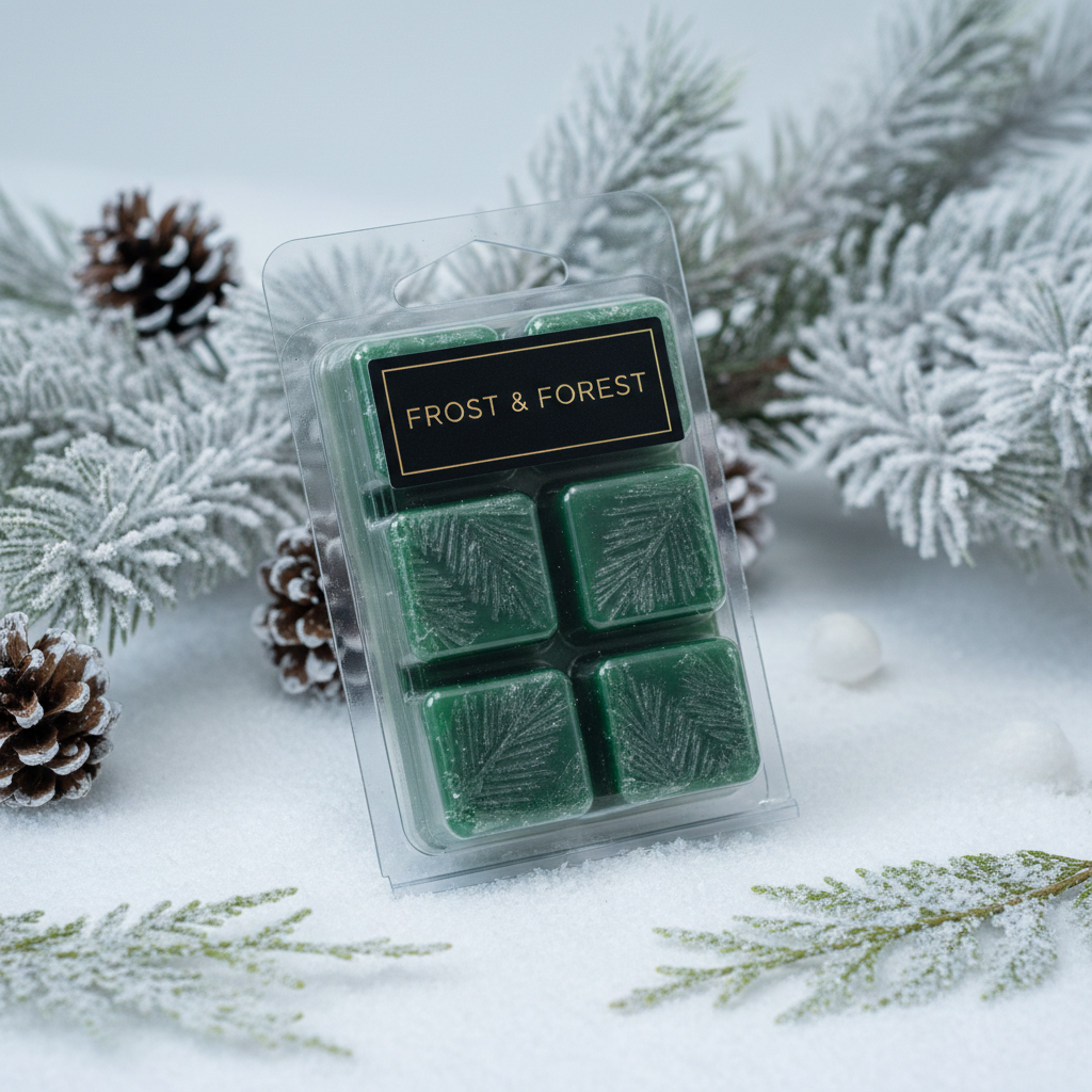 Holiday Pine Wax Melt Product Shot