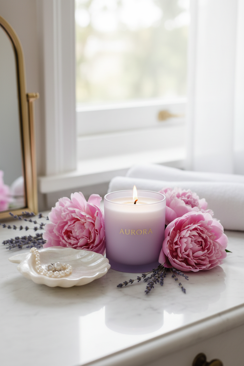 Lavender Pink Peony Lifestyle