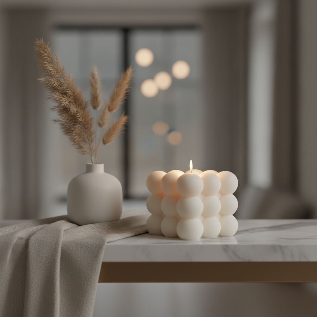 Unscented Bubble Candle Lifestyle