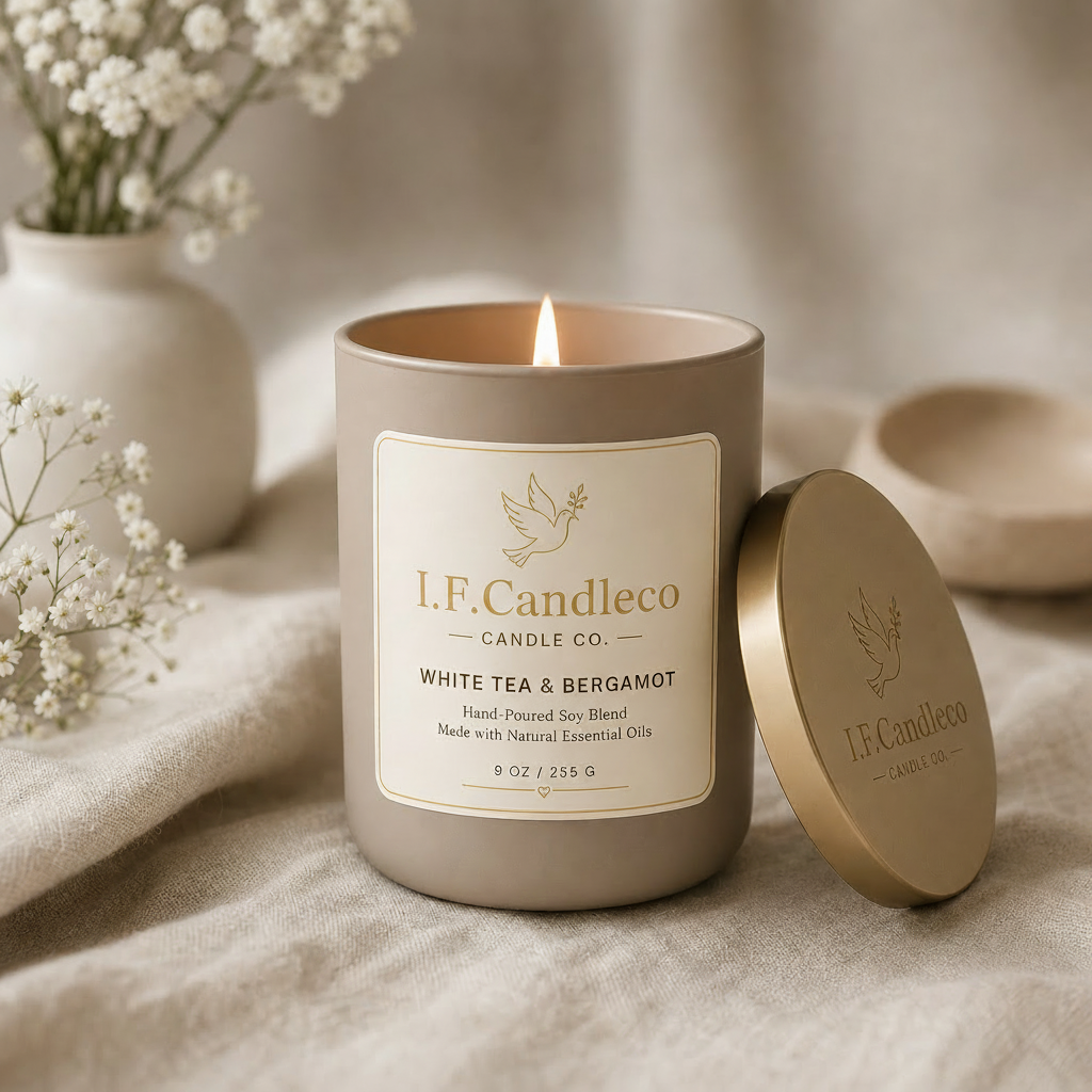 White Tea & Bergamot - I.F.Candleco
